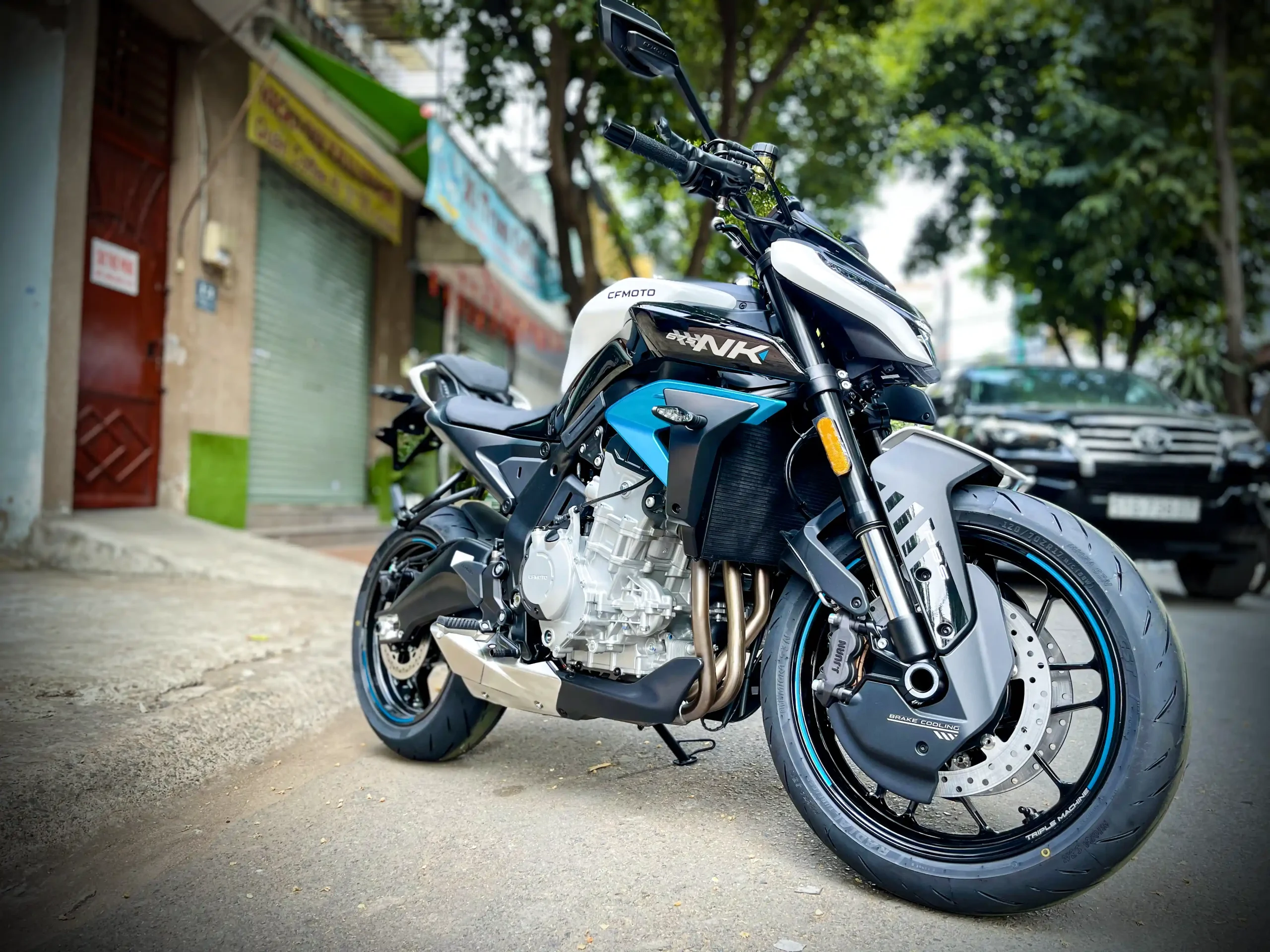 Xe cfmoto 675nk ra mat hung phat motor 2