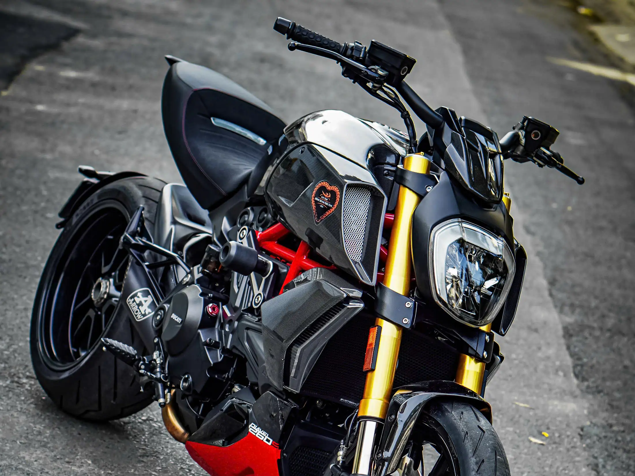 Xe ducati diavel 1260s hung phat motor 2