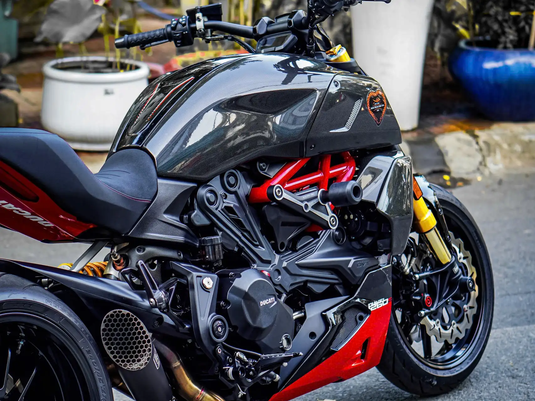 Xe ducati diavel 1260s hung phat motor 7