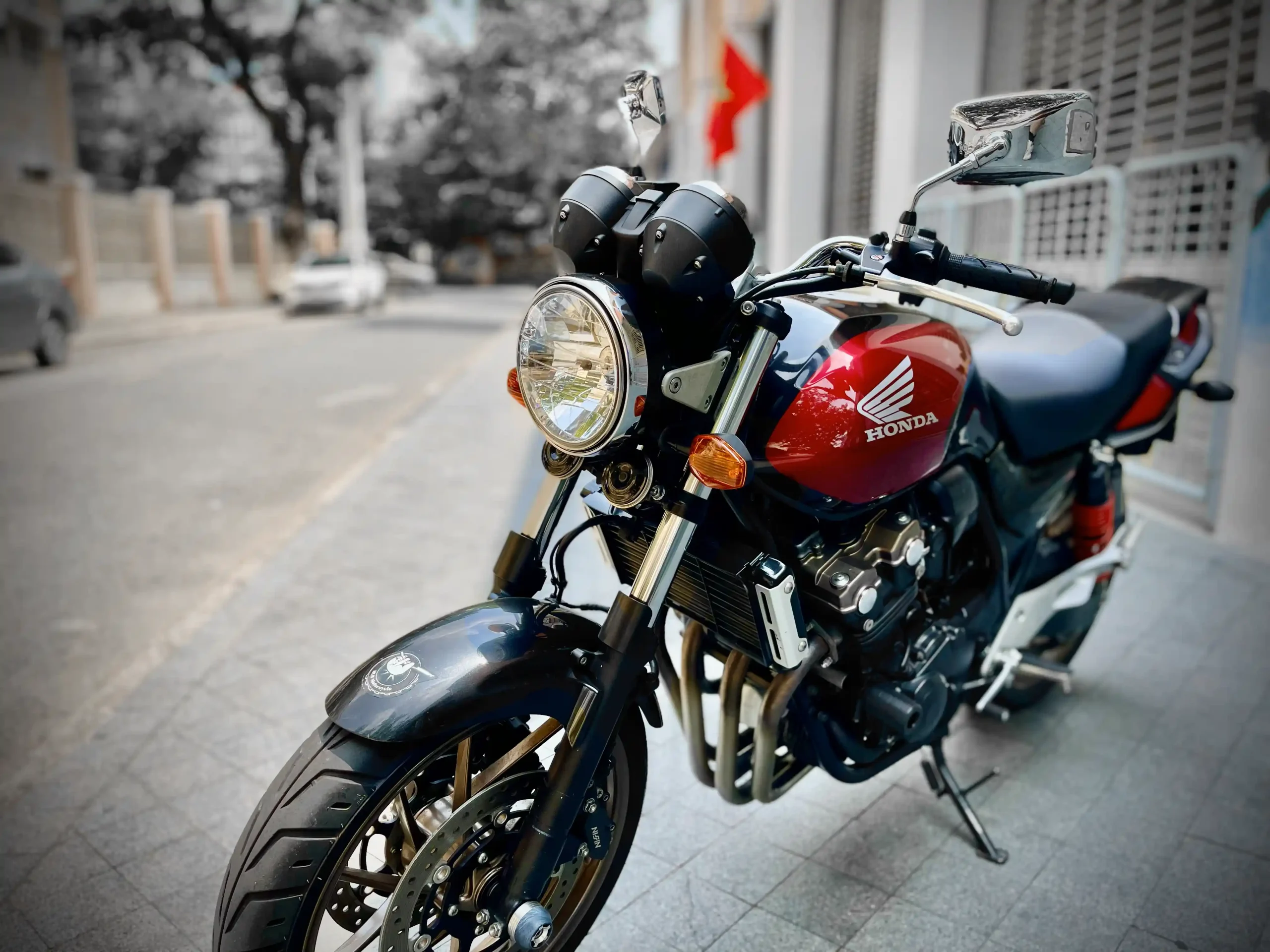 Hình ảnh thực tế Honda CB400 2015 chạy lướt